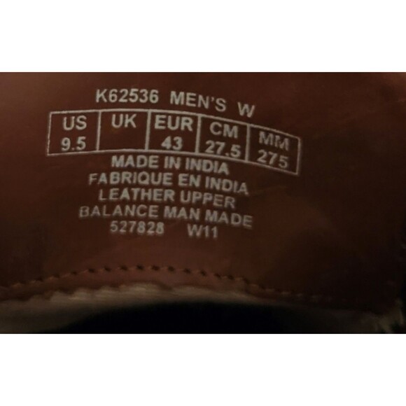 Rockport Men's Sz 9.5 Oxford Dress Shoes Dark Brown Adiprene Adidas K62536 EUC - Picture 10 of 11